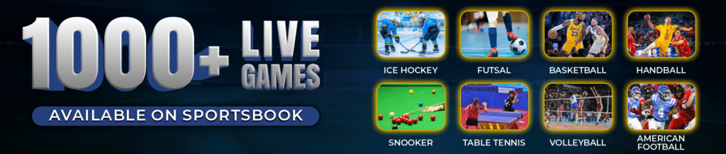 1000+ Live casino games wolf777